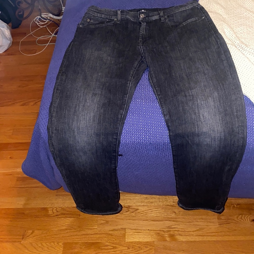 BLACK 7 FOR ALL MANKIND JEANS